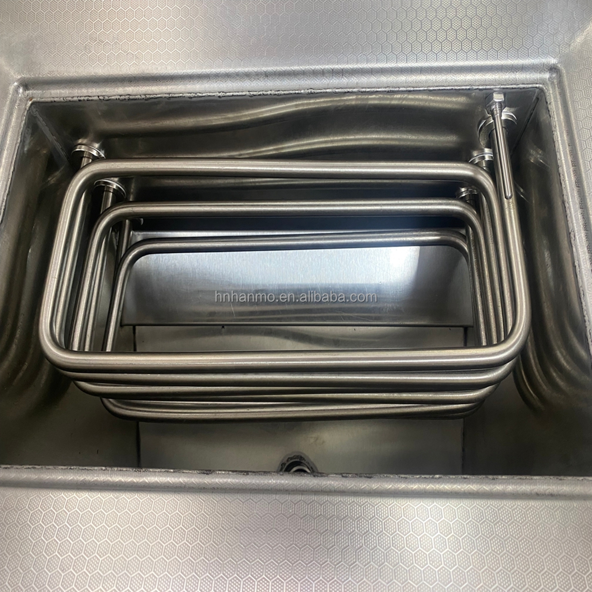 Hansu 55L Commercial Catering Equipment Potato Chips Frying Machine Professional Industry Vertical Electric Deep Fryer