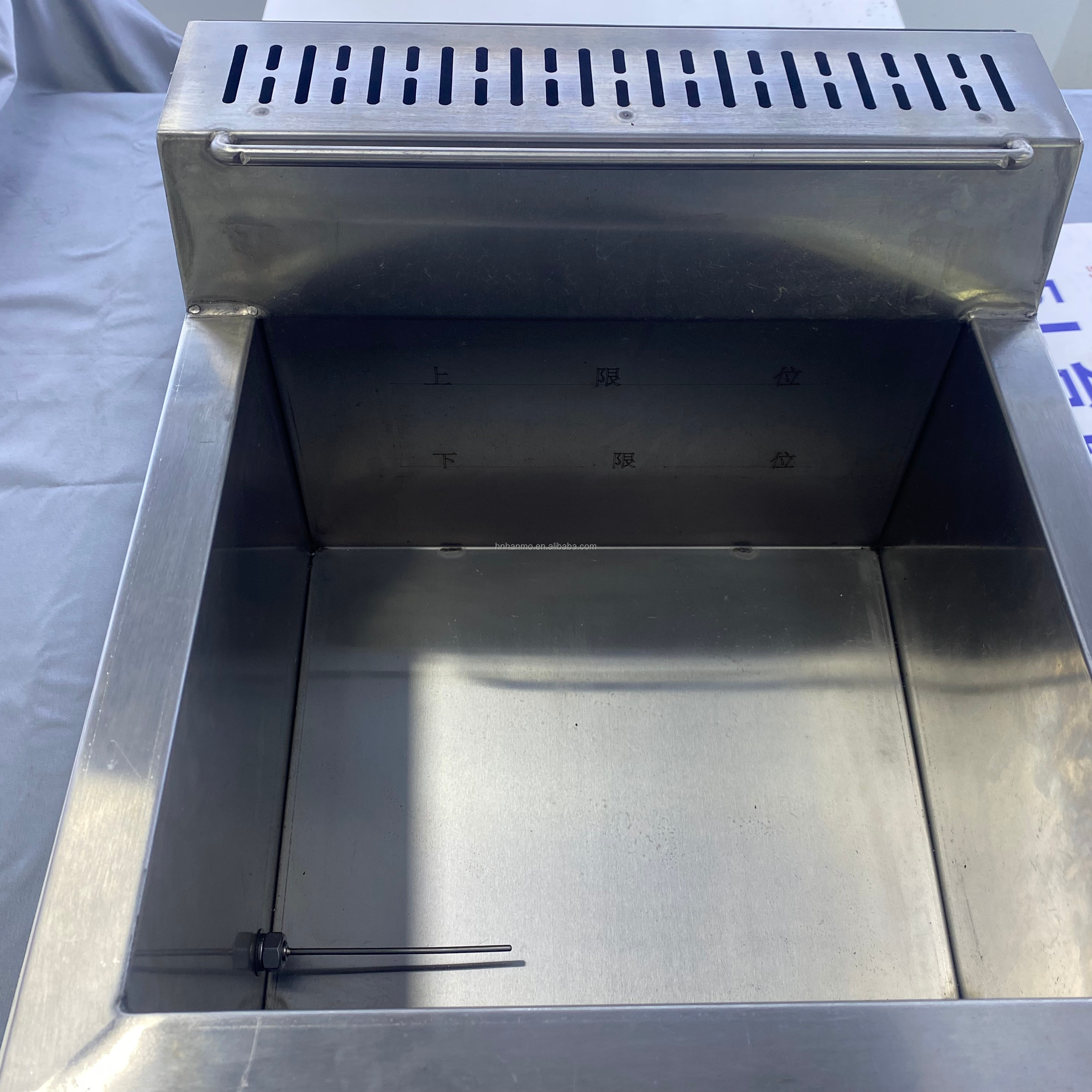 Hansu10L Stainless Steel 10L Gas Deep Fryer Benchtop Professional Food Truck Machine